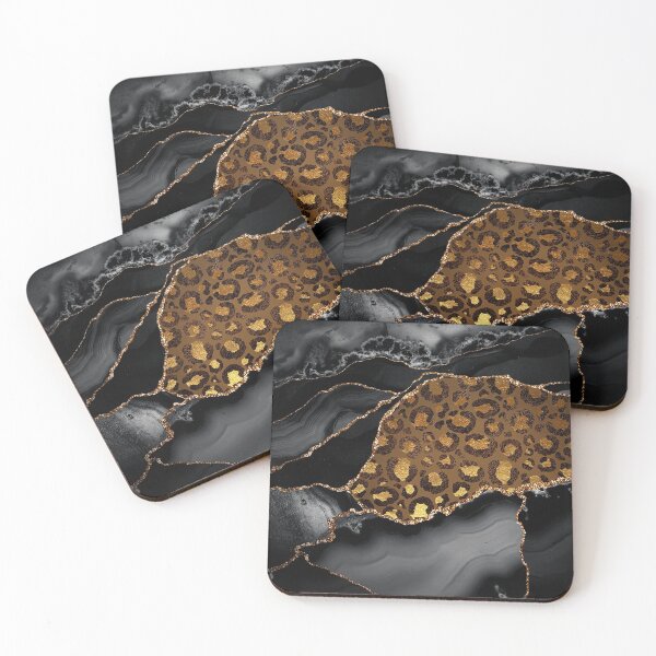 Item preview, Mixed Faux Marble Landscape With Leopard Fur designed and sold by MysticMarble.