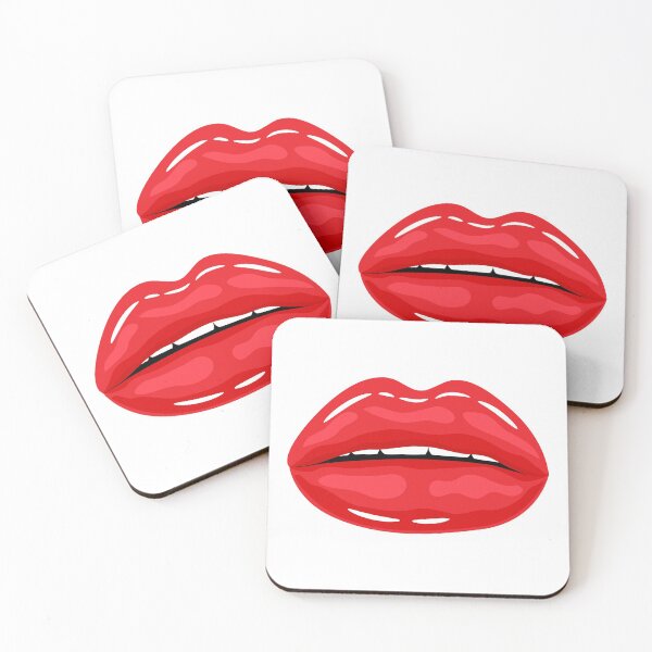 Item preview, Glossy Lips Red kiss designed and sold by MisPuHoney.