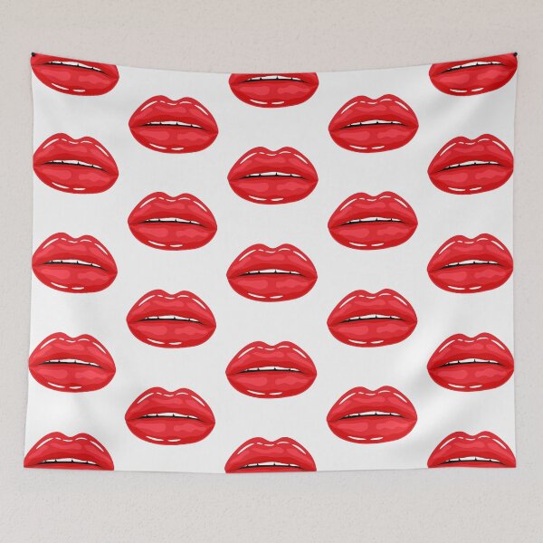Item preview, Glossy Lips Red kiss designed and sold by MisPuHoney.