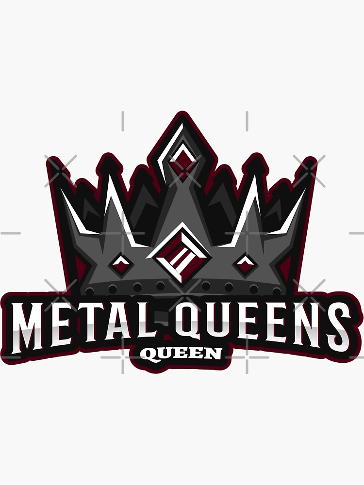 "Metal Queens Queen Star Stable" Sticker by QuinnPonylord Redbubble