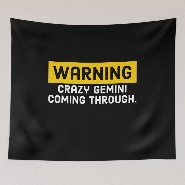 Item preview, Warning Crazy gemini coming through - Funny gemini shirt. designed and sold by Theleochick.