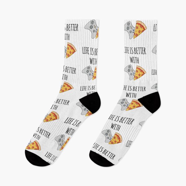 Item preview, Life Is Better With Pizza And Gaming Gift Idea For Pizza And Gaming Lover  designed and sold by kindxinn.