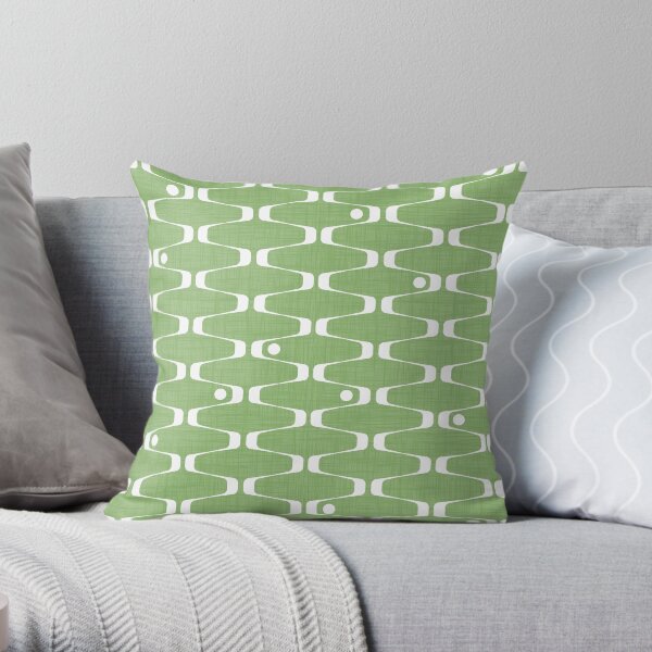 Modern Retro #7 Throw Pillow