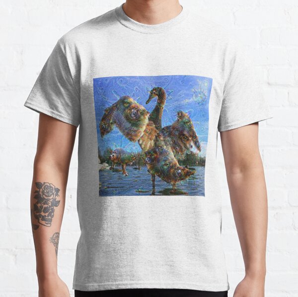 Dream Creatures, Swan 001, DeepDream Classic T-Shirt