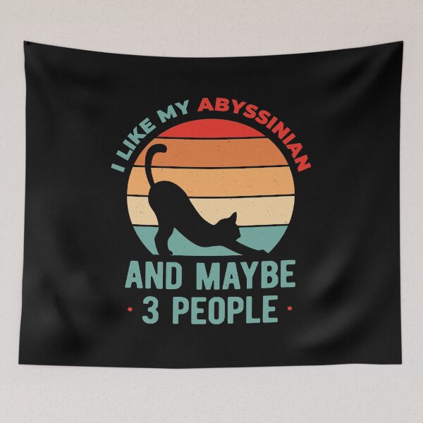 Item preview, Funny Abyssinian designed and sold by artworkbyrihen.