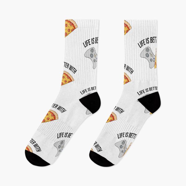 Item preview, Life Is Better With Pizza And Gaming Gift Idea For Pizza And Gaming Lover  designed and sold by kindxinn.