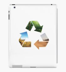 Earth recycle iPad Case/Skin