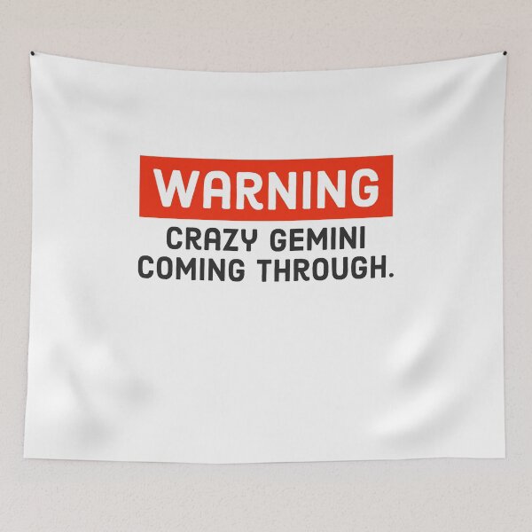 Item preview, Warning Crazy gemini coming through - Funny gemini shirt. designed and sold by Theleochick.