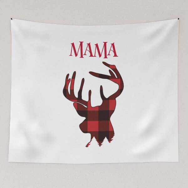 Item preview, Mama Deer Plaid Buffalo  designed and sold by loveoceanair.
