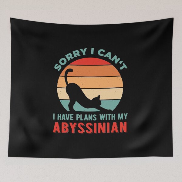 Item preview, Funny Abyssinian designed and sold by artworkbyrihen.