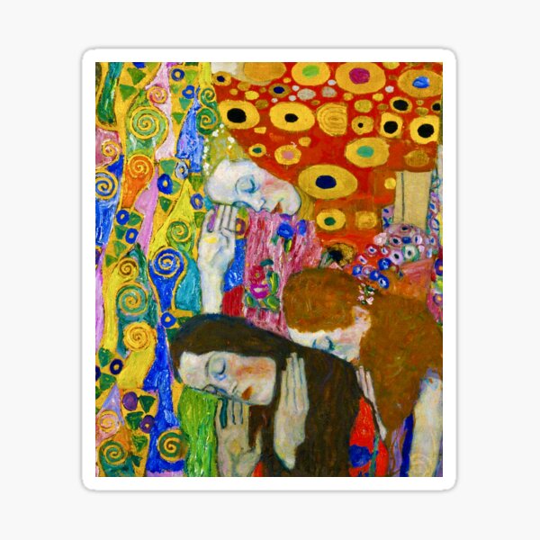 Aperçu de l'œuvre Gustav Klimt "Hope II" (détail) créée et vendue par Alexandra Dahl.