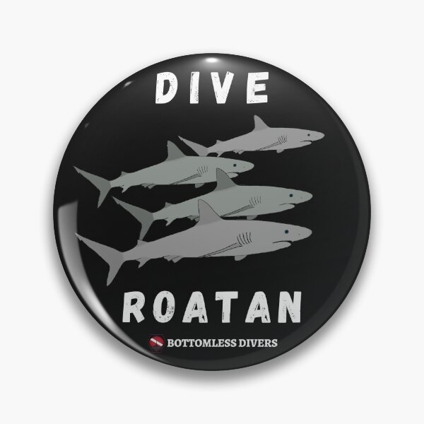 Item preview, Dive Roatan Sharks with White Font designed and sold by BottomlessDiver.