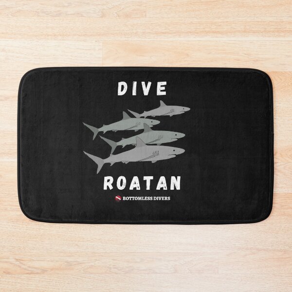 Item preview, Dive Roatan Sharks with White Font designed and sold by BottomlessDiver.