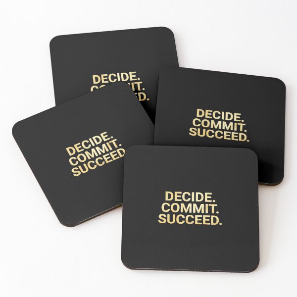 Item preview, Decide. Commit. Succeed.  designed and sold by Fit & Fun  Gallery.