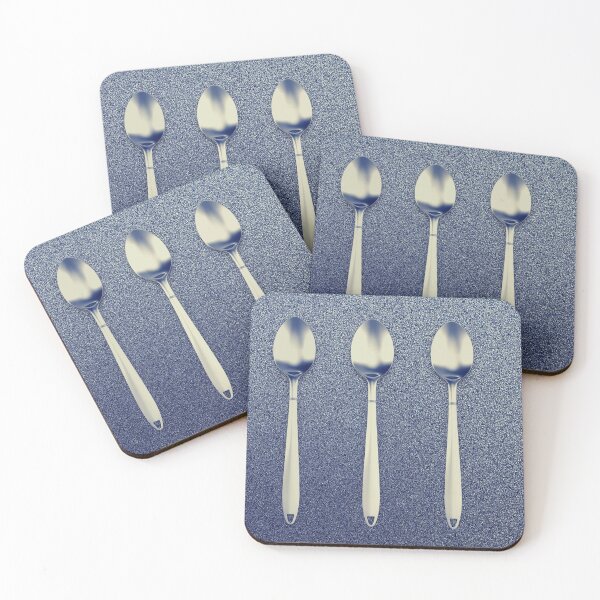 Item preview, Three Silver Spoons designed and sold by Swooncake Press.
