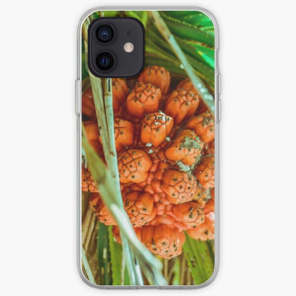 Turquoise Crystal Bluegreen Fruit Beach Orange iPhone Soft Case