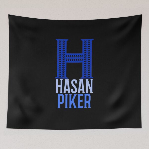 Item preview, H for Hasan piker blue designed and sold by max-art-lvl.