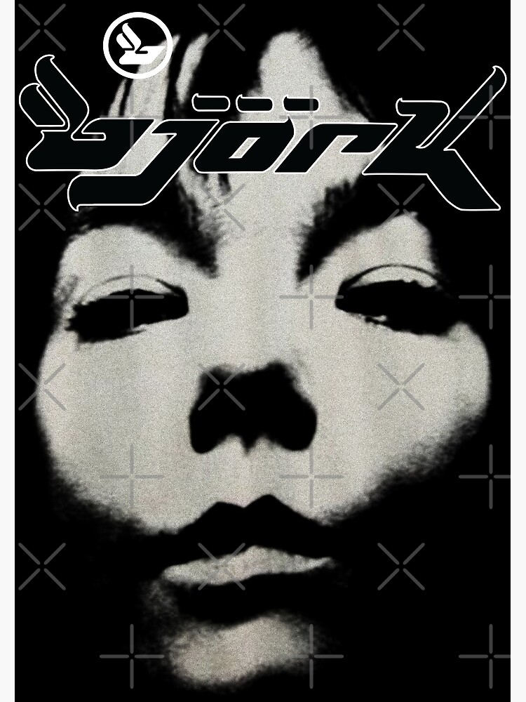 Bjork Homogenic Vintage Face Logo (Black / White)