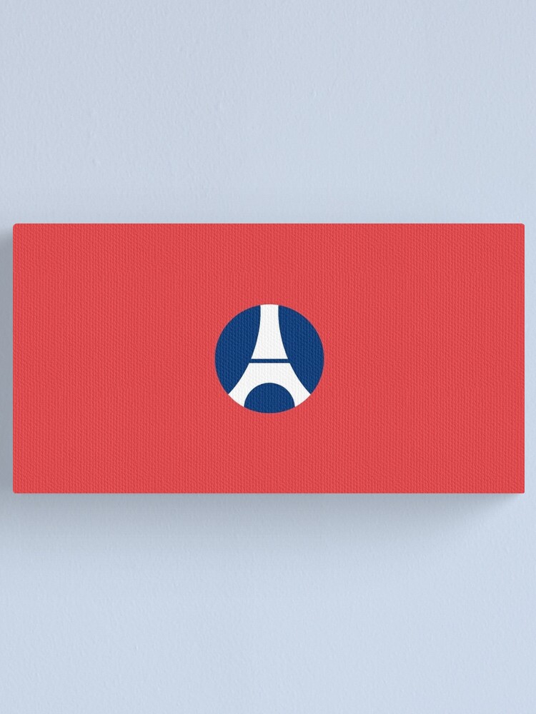 Paris Saint Germain Cool Minimalist Football Logo Cheap Canvas Print By Mauro6 Redbubble