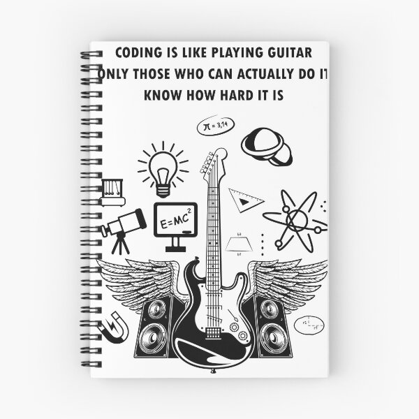 Item preview, codificar es como tocar la camiseta de la guitarra designed and sold by DevMetal.