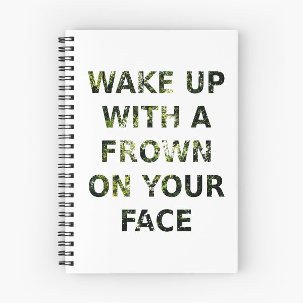 Item preview, Wake Up With A Frown On Your Face - Green Leaves designed and sold by eldmond.