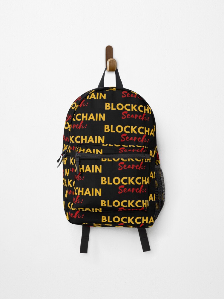 Thumbnail 1 of 3, Backpack, Search blockchain designed and sold by rixRIXrix.