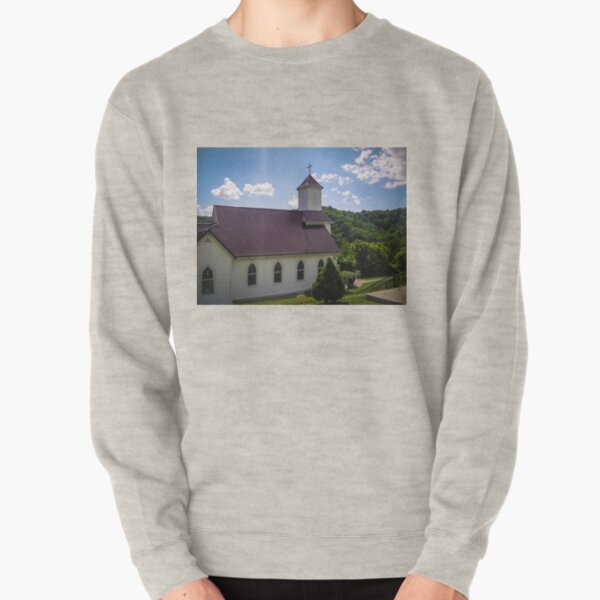 Higher Than Mountains Pullover Sweatshirt