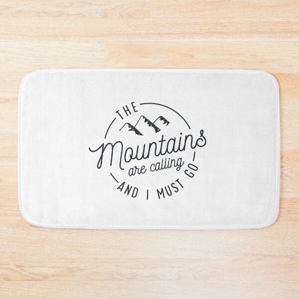 Item preview, The Mountains Are Calling And I Must Go designed and sold by redwoodandvine.