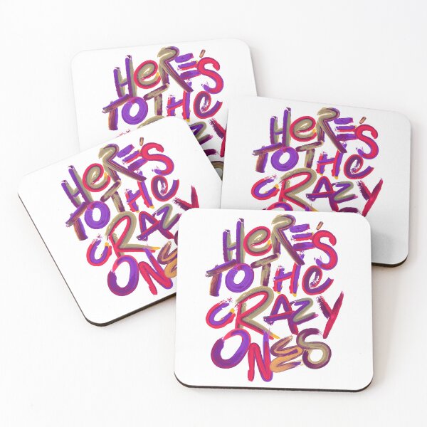 Item preview, Copy of "Here's to the crazy ones" cheers art design designed and sold by AznavourByKarin.