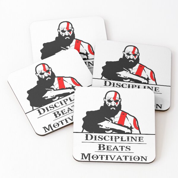 Item preview, Kratos (Discipline Beats Motivation) designed and sold by 1MochaChan1.