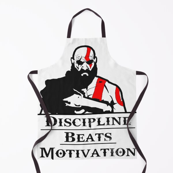 Item preview, Kratos (Discipline Beats Motivation) designed and sold by 1MochaChan1.