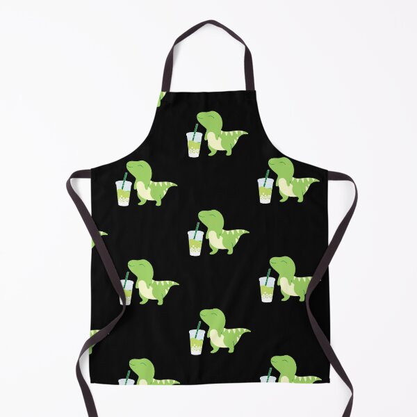 Item preview, Boba Dino with matcha boba designed and sold by felinefeelings.