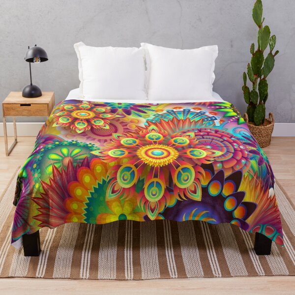 Item preview, Vivid color 3D flower design designed and sold by Rajzone.