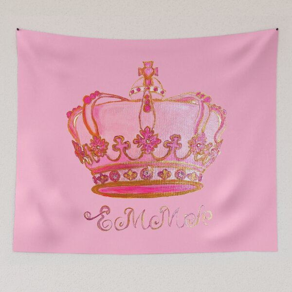 Item preview, Pink Crown EMMA Art By Concetta Ellis Personalized Names designed and sold by concettaellis.