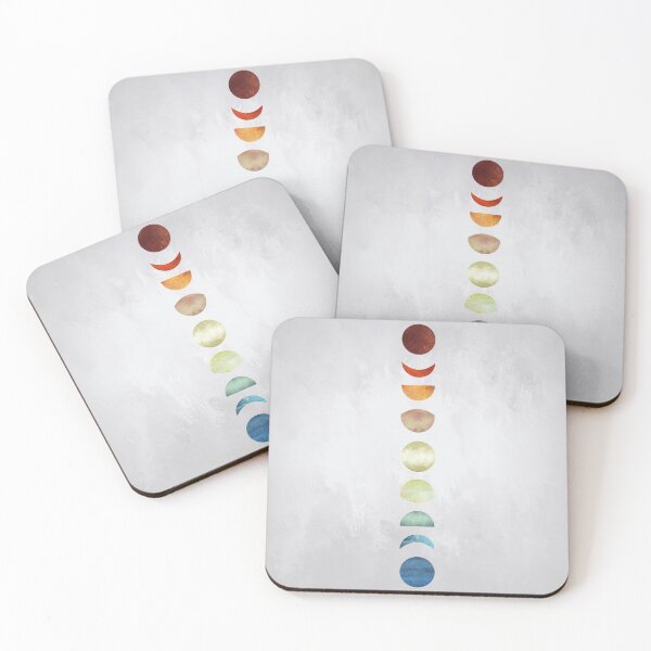 Item preview, Colorful Moon Phases designed and sold by LiveAesthetic.