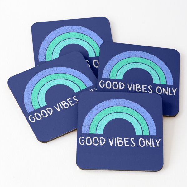 Item preview, Good Vibes Only - blue rainbow designed and sold by Danicus666.