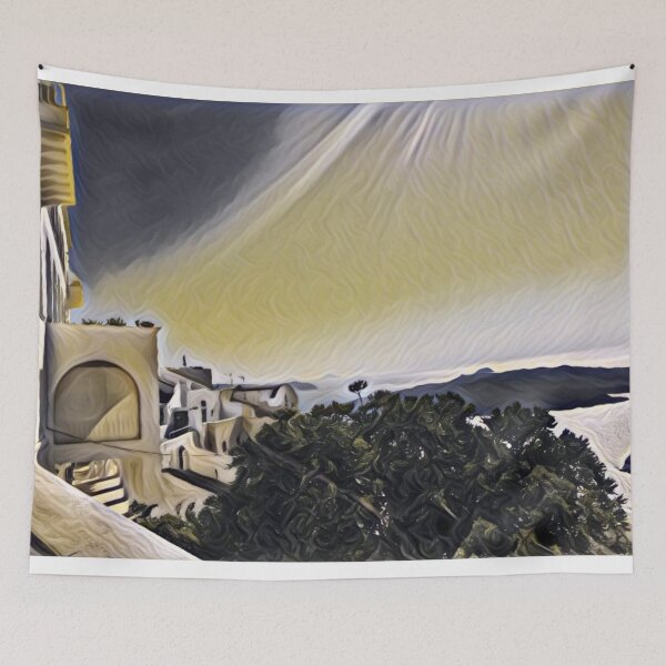 Item preview, Travel Overseas Santorini Art Print designed and sold by Simona Balan.