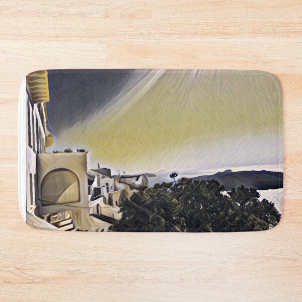 Item preview, Travel Overseas Santorini Art Print designed and sold by Simona Balan.