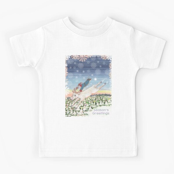 Magical Christmas Eve Snow Kids T-Shirt
