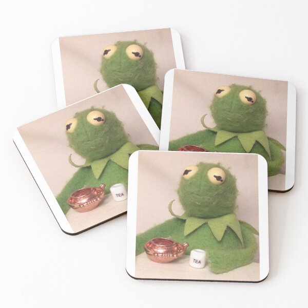 Item preview, kermit with tea  designed and sold by jordanliv.