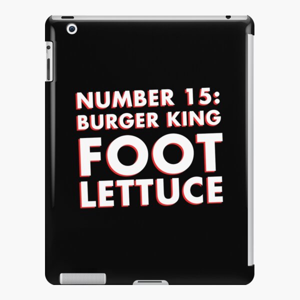 Lettuce Meme Ipad Cases Skins Redbubble - roblox number 15 burger king foot lettuce
