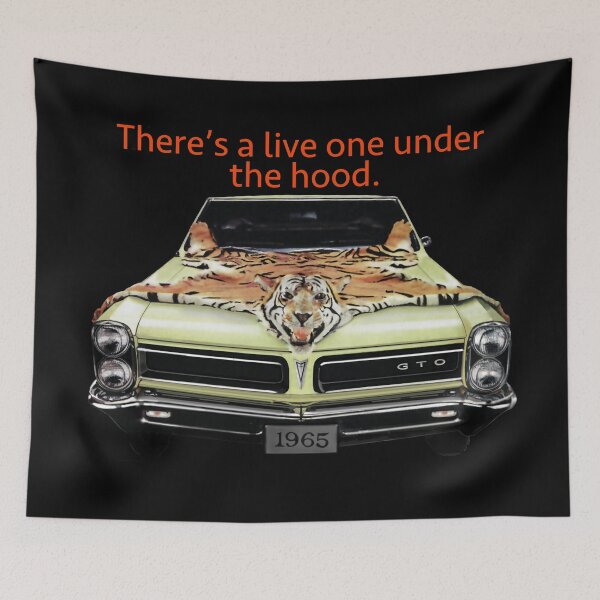 Item preview, 1965 Pontiac GTO with tiger on hood designed and sold by OldschoolTs.