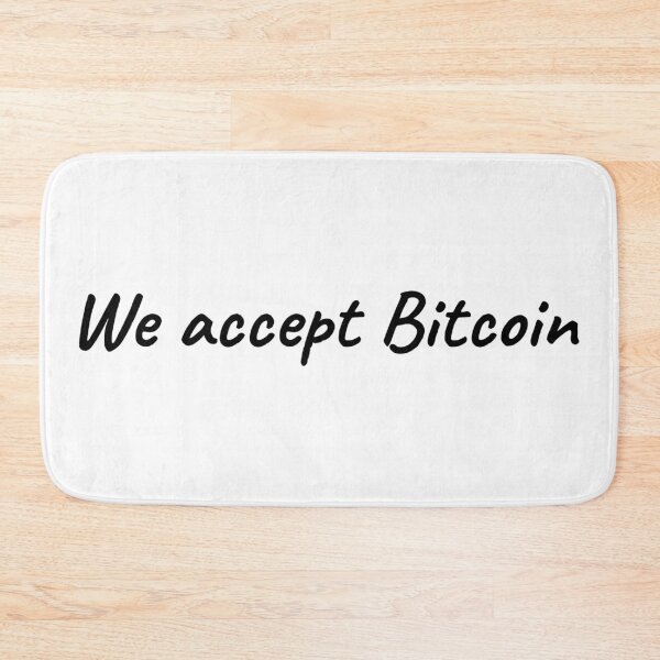 Item preview, We accept Bitcoin designed and sold by rixRIXrix.