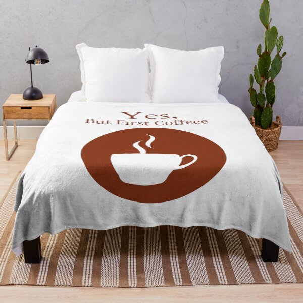 Item preview, YES, BUT FIRST COFFEEE designed and sold by Ashalcheema.