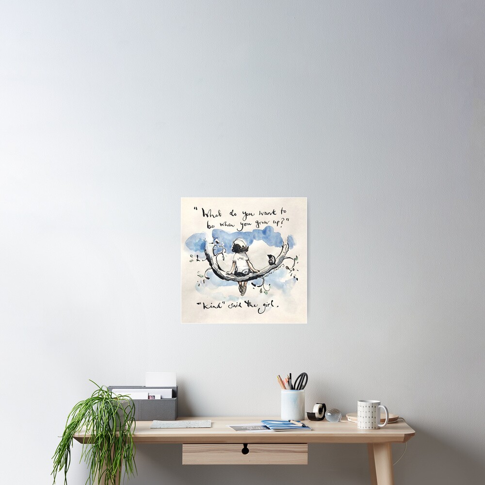 Charlie Mackesy Girl Poster