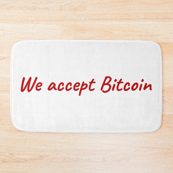 Item preview, We accept Bitcoin designed and sold by rixRIXrix.