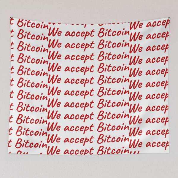 Item preview, We accept Bitcoin designed and sold by rixRIXrix.