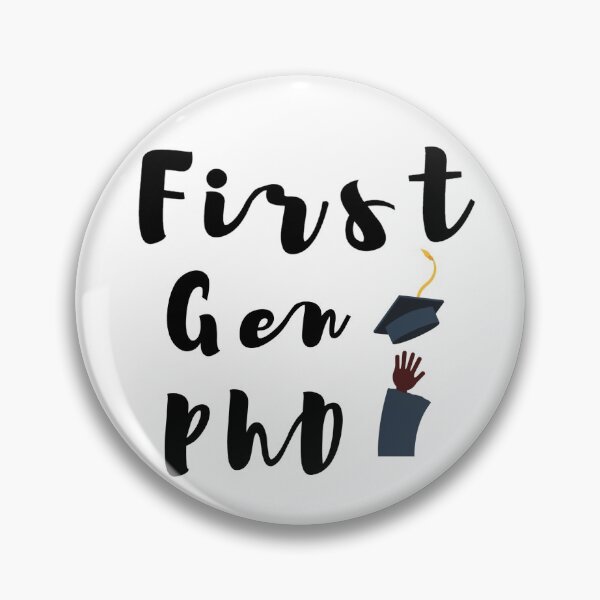 Item preview, First Gen PhD- Black Graduate designed and sold by statsandcats.