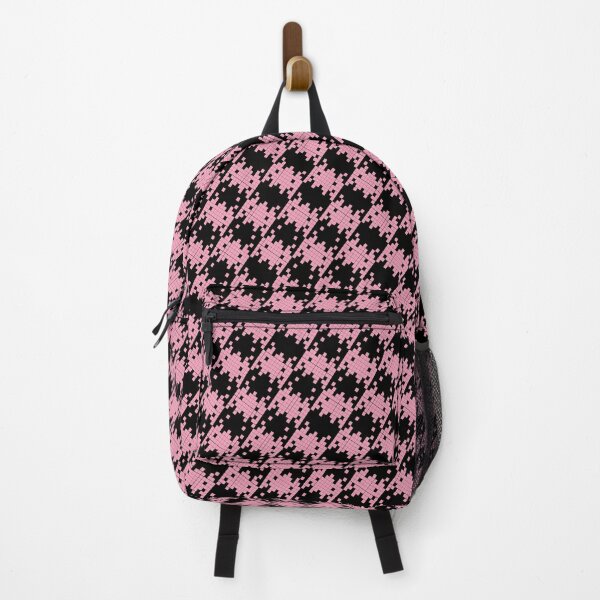 Item preview, Space Invader Dogtooth Pattern Black and Pink designed and sold by Quooki.