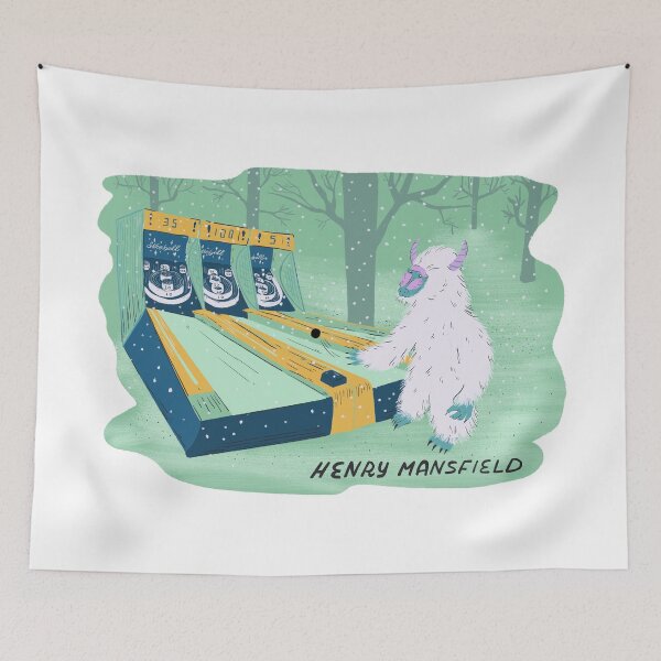 Item preview, Snow beast playing skeeball designed and sold by Henry Mansfield.